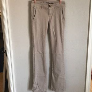 American eagle straight leg khaki pants